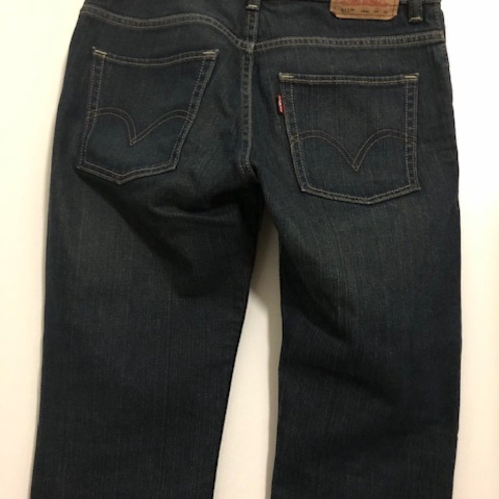 Levi's 511 Jeans, dark blue,  Child size 18 reg, W 29 L 29, skinny fit